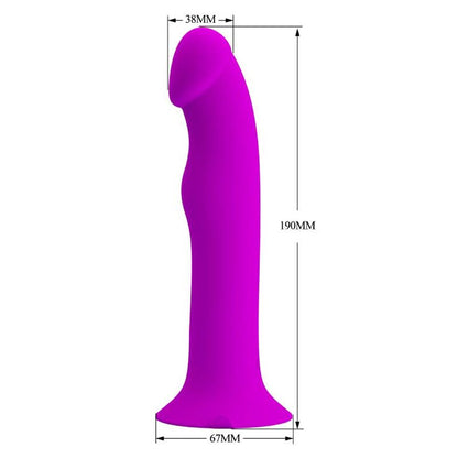 Vibratore Murray e stimolatore del punto G PRETTY LOVE FLIRTATION, colore viola, design ergonomico e dettagli curati.