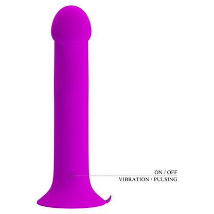 Vibratore Murray e stimolatore del punto G viola di Pretty Love Flirtation, design elegante e dettagli realistici.