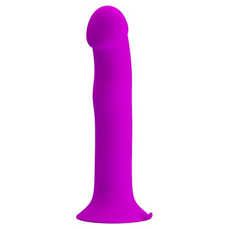 Vibratore Murray e stimolatore del punto G Pretty Love Flirtation di colore viola, design ergonomico e dettagli realistici.