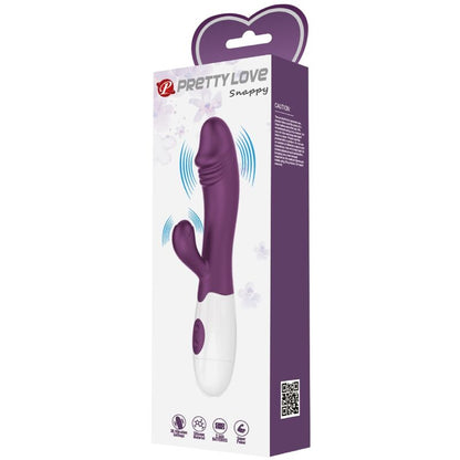 Vibratore G-spot viola PRETTY LOVE FLIRTATION, design ergonomico e elegante, ideale per stimolazione intensa, visibile in immagine.