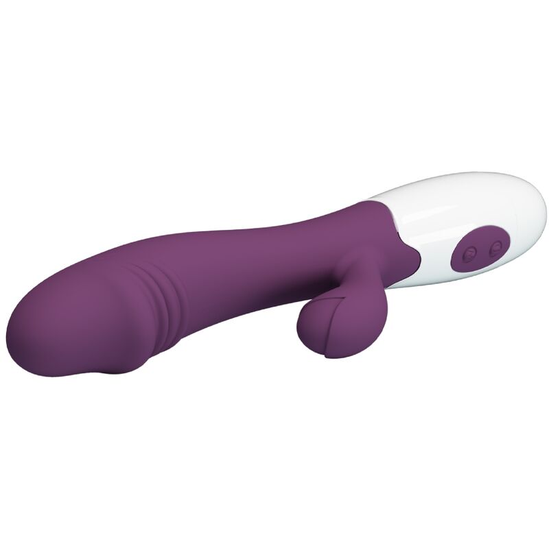 Vibratore G-spot viola PRETTY LOVE FLIRTATION, design compatto e ergonomico, ideale per stimolazione intensa.