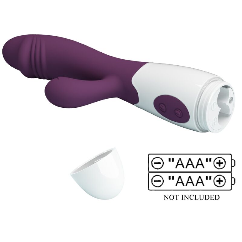Vibratore G-Spot Pretty Love Snappy viola, design ergonomico e vibrante, marchio Pretty Love Flirtation, ideale per stimolazione.