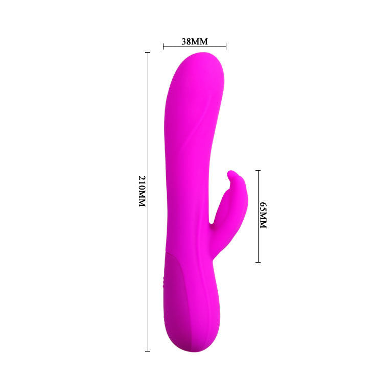 Stimolatore vibratore a barretta Pretty Love Flirtation, design compatto e dettagliato, ideale per stimolazione precisa e confortevole.