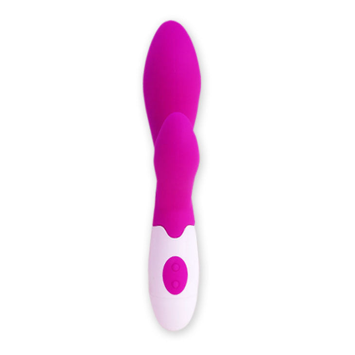 Vibratore stimolatore Pretty Love Newman con design ergonomico, colore rosa, ideale per stimolazione e piacere personale.