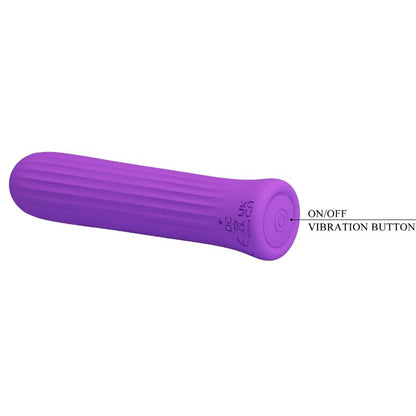 Vibratore stimolatore Pretty Love Blanche di colore lilla, design elegante e compatto, marca Pretty Love High Grade.