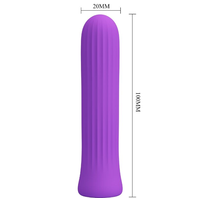 Vibratore stimolatore Blanche di Pretty Love High Grade, colore lilla, con design ergonomico e dettagli lisci.
