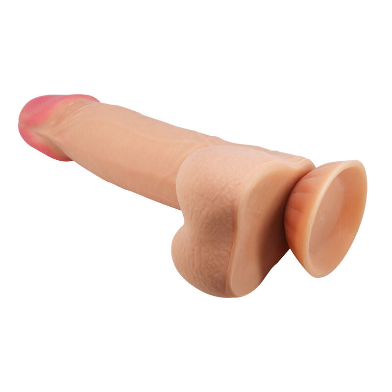 Dildo realistico della serie Sliding Skin di Pretty Love, con ventosa scorrevole, lunghezza 21,8 cm, high grade, dettagli realistici.
