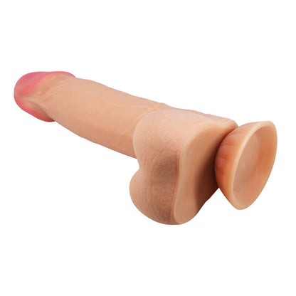 Dildo realistico della serie Sliding Skin di Pretty Love, con ventosa scorrevole, lunghezza 21,8 cm, high grade, dettagli realistici.