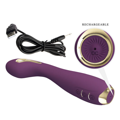 Vibratore elettroshock Pretty Love Hector viola con controllo tramite app, design elegante e funzionale, prodotto della linea high grade.
