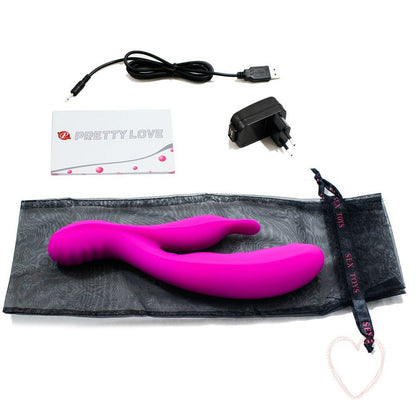 Massaggiatore Lilla Bliss di Pretty Love, alta qualità, con design ergonomico e funzioni di vibrazione per il relax e il benessere.