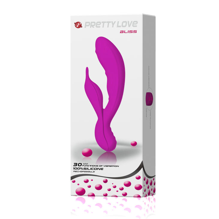 Massaggiatore Pretty Love Lilla Bliss di alta qualità, con design ergonomico e dettagli in colore lilla, ideale per massaggi rilassanti