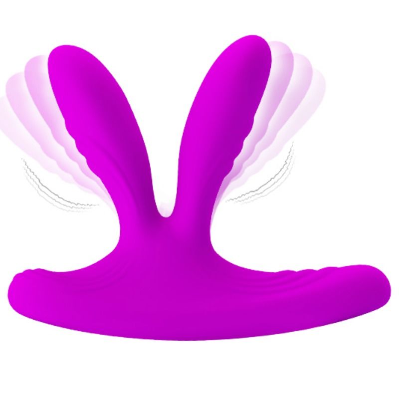 Stimolatore delle dita Pretty Love High Grade, dispositivo di massaggio compatto e ergonomico in colore rosa.