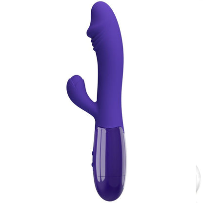 Vibratore Snappy Youth di Pretty Love LED in colore viola, stimolatore del punto G con design ergonomico e morbido silicone.
