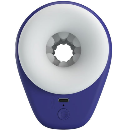 Masturbatore maschile PRETTY LOVE DJ LADY con vibrazione, 5 impostazioni, colore viola, dettagli realistici e design ergonomico.