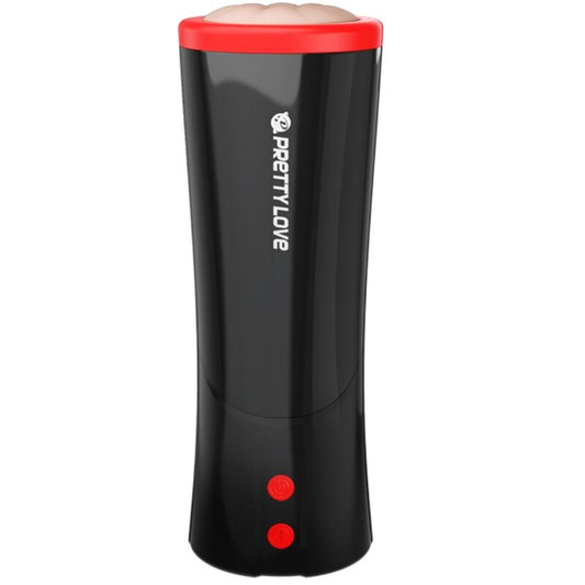 Masturbatore multifunzione Pretty Love Ozzy, prodotto maschile, con dettagli realistici e funzioni multiple, design ergonomico.