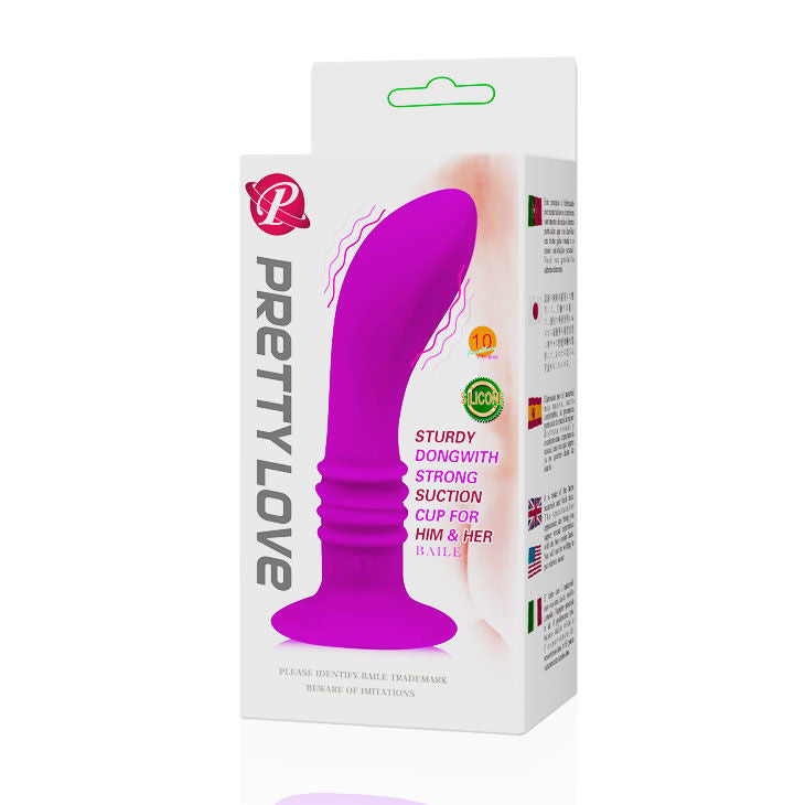 Vibratore anale PRETTY LOVE BOOTY PASSION SMART, dispositivo vibrante nero con design ergonomico e stimolante per il piacere.