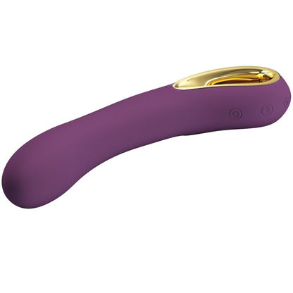 Vibratore ricaricabile viola PRETTY LOVE ETHAN, design elegante e compatto, brand PRETTY LOVE SMART, visibile in dettaglio nell'immagine.