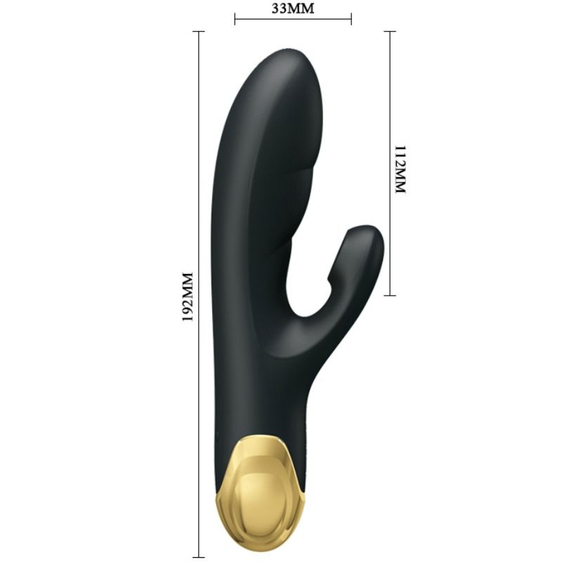 Dispositivo PRETTY LOVE SMART con vibrazione e aspirazione, design intelligente e giocoso per il piacere personale.