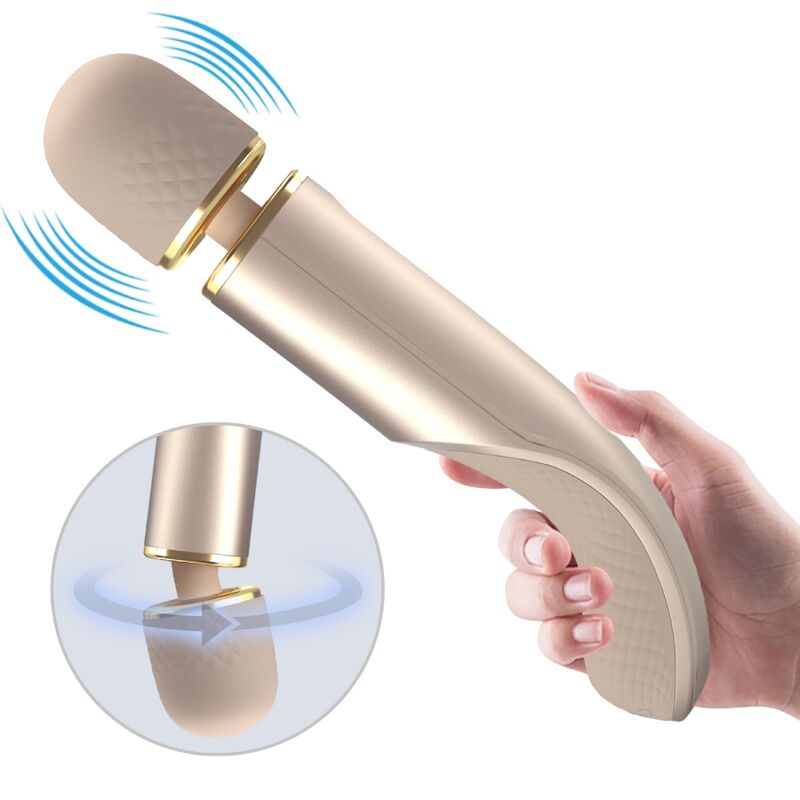 Massaggiatore PRETTY LOVE SMART con 7 modalità di vibrazione, colore champagne, dettagli visibili sull'immagine.