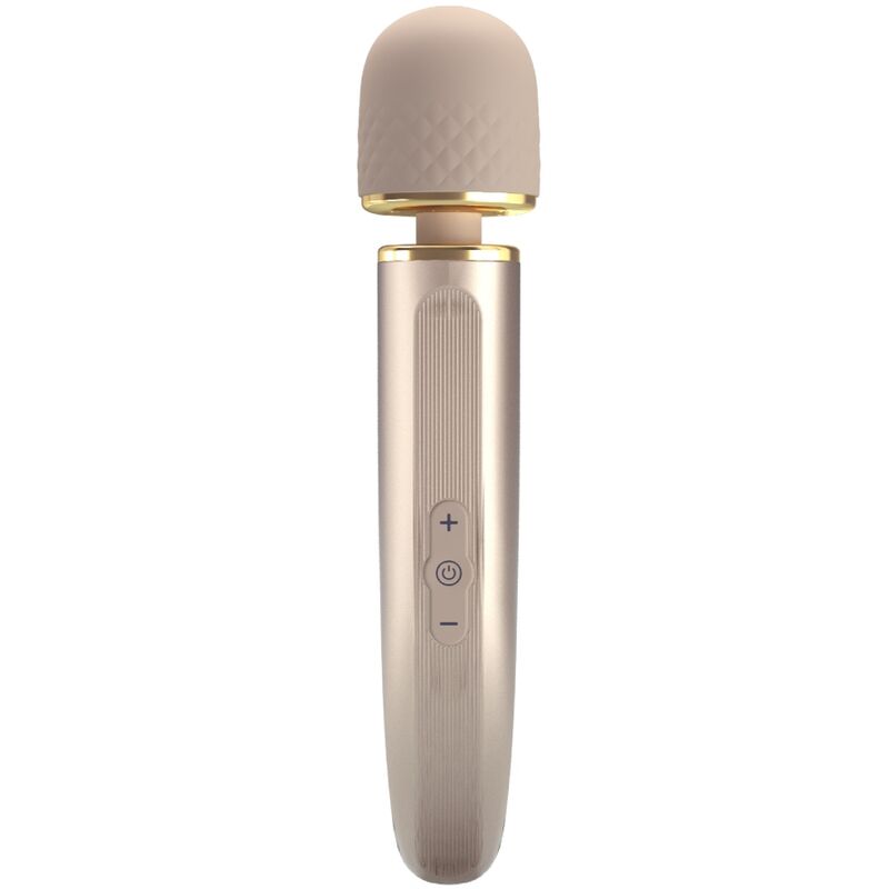 Massaggiatore Pretty Love Smart con 7 modalità di vibrazione in colore champagne, ergonomico e facile da usare