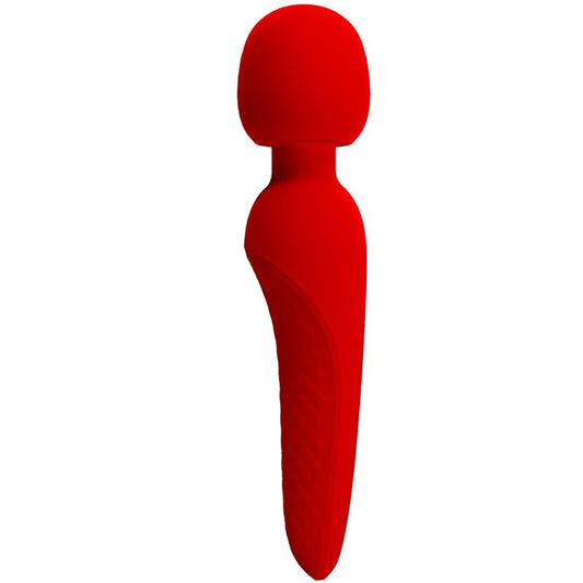 Massaggiatore Pretty Love Meredith rosso con 12 modalità di vibrazione, design ergonomico e tecnologia avanzata.