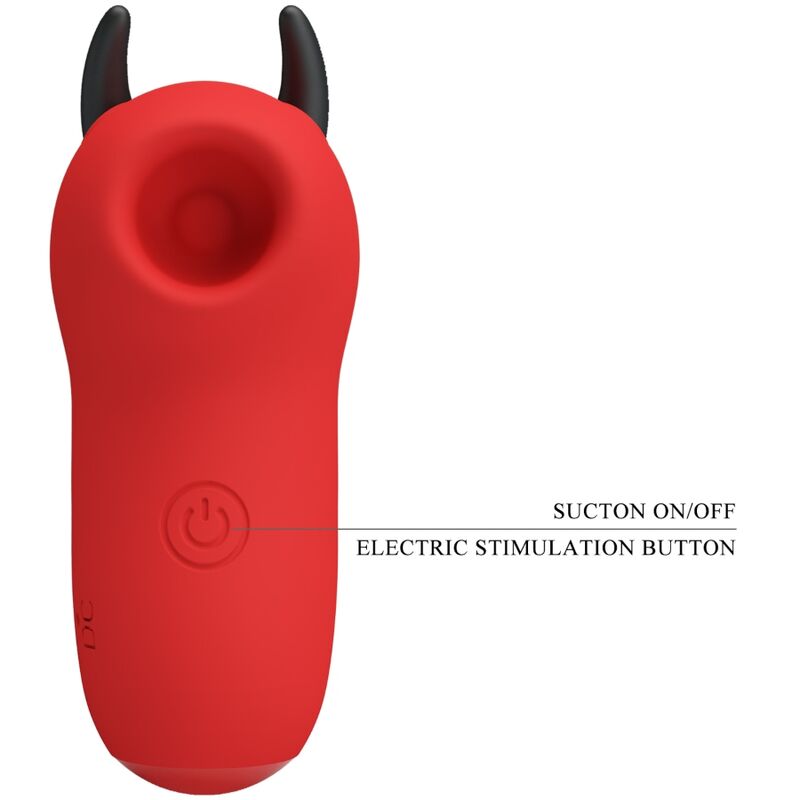 Stimolatore Magic Diavolo di PRETTY LOVE SMART, mini giocattolo divertente con design vivace e dettagli colorati.