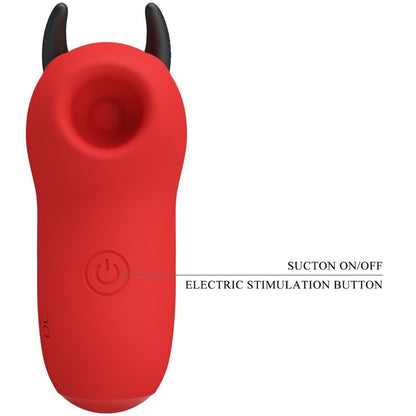 Stimolatore Magic Diavolo di PRETTY LOVE SMART, mini giocattolo divertente con design vivace e dettagli colorati.