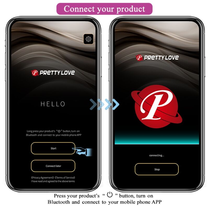 Sfere vibranti ricaricabili Pretty Love Elvira Rosa, prodotto di marca Pretty Love Smart, visibile in primo piano.