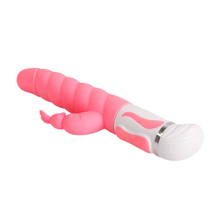 Coniglio rosa PRETTY LOVE SMART, giocattolo vibrante con design realistico, perfetto per stimolazione e piacere.
