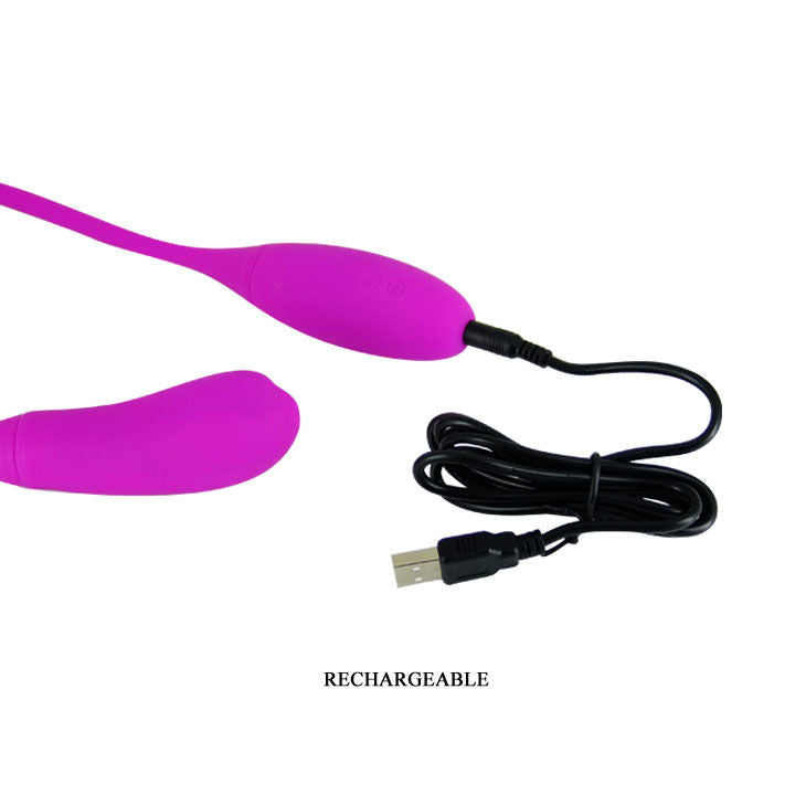 Vibratore smart Pretty Love Snaky Vibe 7 V con tre solletto, design elegante e dettagli realistici per piacere e stimolazione.