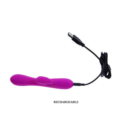 Vibratore intelligente Pretty Love Victor con stimolatore clitoride, design elegante e materiali di alta qualità, in uso.