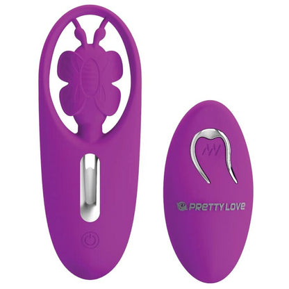 Stimolatore a farfalla Pretty Love Smart per mutandine Dancing, telecomando, colore lilla, design elegante e discreto.