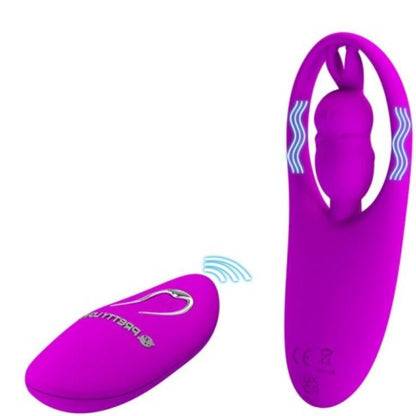 Stimolatore per mutandine Pretty Love Smart Wild Rabbit Lilla con telecomando, design discreto e colorato per il piacere personale.