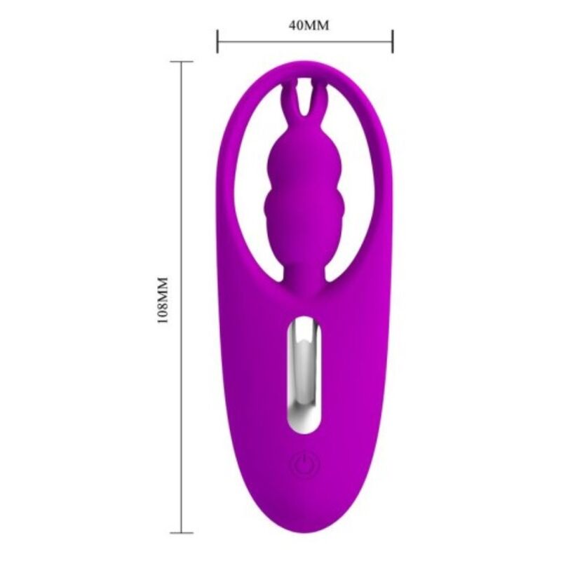 Stimolatore per mutandine Pretty Love Smart Wild Rabbit Lilla, telecomando, design elegante, ideale per piacere e intimità.