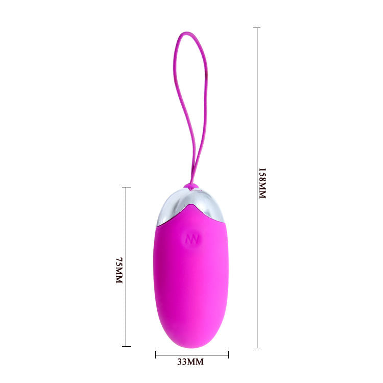 Egg vibratore telecomando Pretty Love Smart, controllo wireless, design elegante e compatto, alimentato a 12V, per piacere e stimolazione.