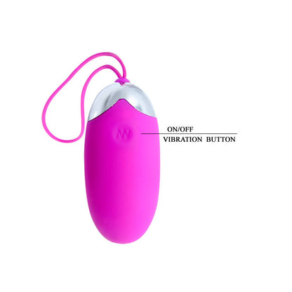Telecomando per uovo vibrante PRETTY LOVE SMART, 12V, design compatto e intuitivo per il controllo a distanza del dispositivo.