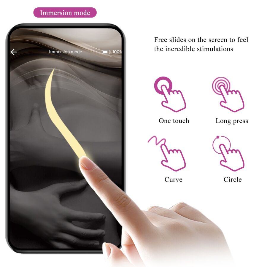 Vibratore controllato da app Pretty Love Leviathan viola con design ergonomico e superficie liscia, marca Pretty Love Smart.