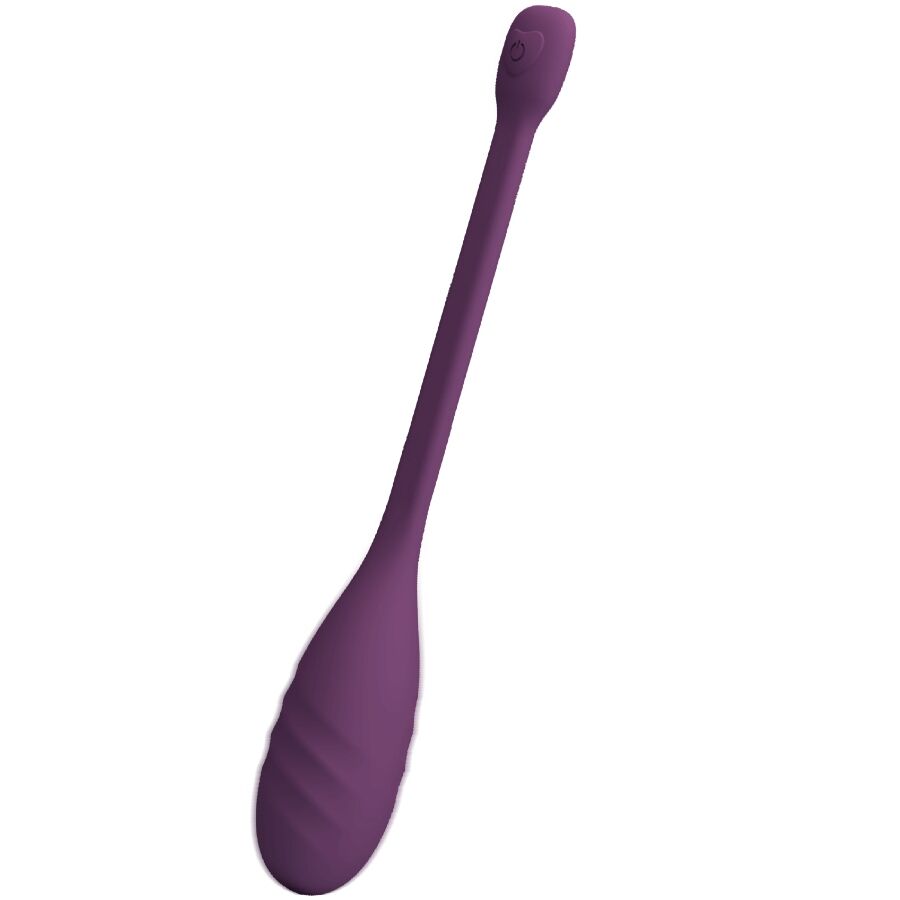 Vibratore controllato da app Pretty Love Leviathan viola, design ergonomico e dettagli colorati, prodotto della linea Pretty Love Smart.