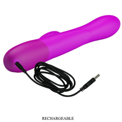 Vibratore gonfiabile ricaricabile Pretty Love Dempsey, dispositivo di piacere con superficie liscia e controlli intuitivi.