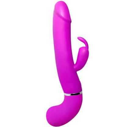 Vibratore Pretty Love Henry con 12 modalità di vibrazione e funzione squirting, in silicone rosa, con design ergonomico.