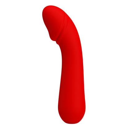 Vibratore ricaricabile PRETTY LOVE CETUS ROSSO della linea PRETTY LOVE SMART, con design elegante e superficie liscia.