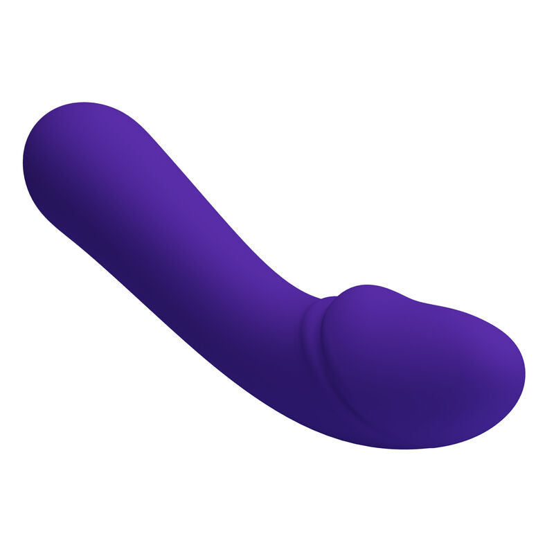 Vibratore ricaricabile Pretty Love Cetus viola, design elegante e compatto, con superficie liscia e dettagli moderni.