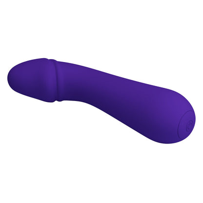Vibratore ricaricabile Pretty Love Cetus viola con design ergonomico e superficie liscia, marca Pretty Love Smart.