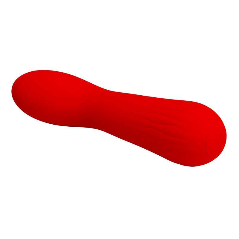 Vibratore ricaricabile Pretty Love Faun Rosso con design elegante, ideale per stimolazione e piacere personali.