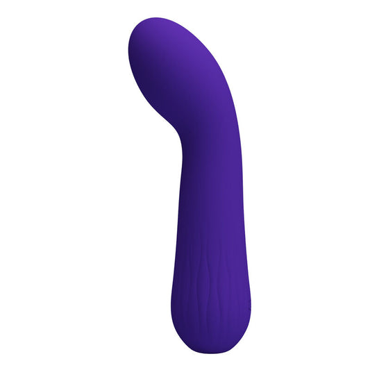 Vibratore ricaricabile Pretty Love Faun Viola con design elegante e dettagli morbidi, marca Pretty Love Smart.