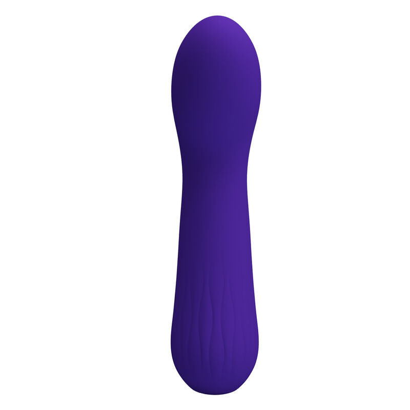 Vibratore ricaricabile Pretty Love Faun Viola, prodotto per il piacere, con design elegante e superficie liscia, marca Pretty Love Smart