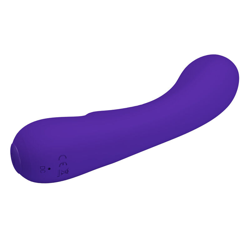 Vibratore ricaricabile Pretty Love Prescott viola, prodotto della linea Pretty Love Smart, con design elegante e funzionale.