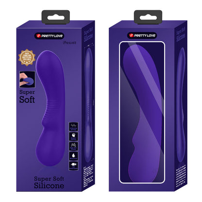 Vibratore ricaricabile Pretty Love Prescott viola, design elegante e compatto, marca Pretty Love Smart.