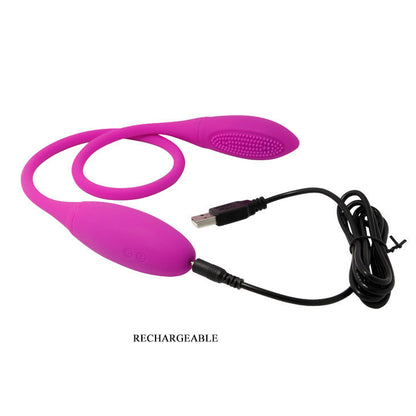 Vibratore Snakeky Deluxe 7V del marchio Pretty Love Smart, dettaglio del design elegante e morbido del dispositivo.
