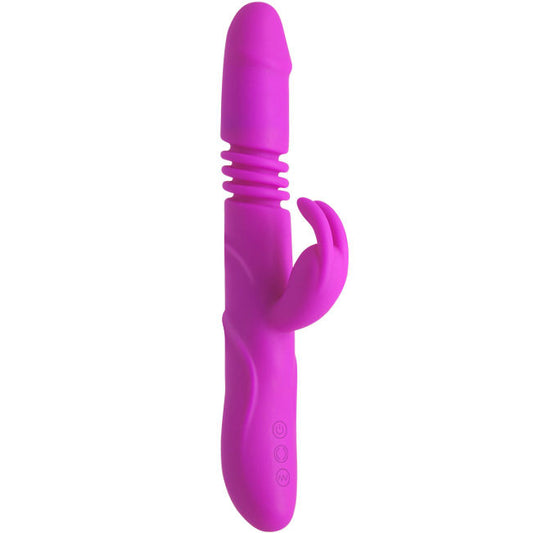 Coniglio vibratore PRETTY LOVE SMART, design elegante e compatto, con dettagli realistici e superficie liscia.